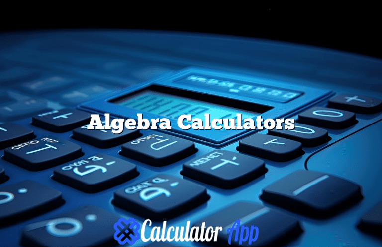 Algebra Calculators