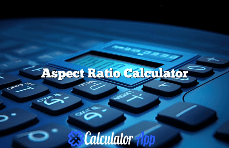 Aspect Ratio Calculator