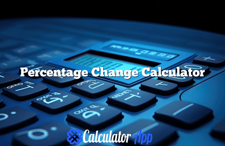 Percentage Change Calculator