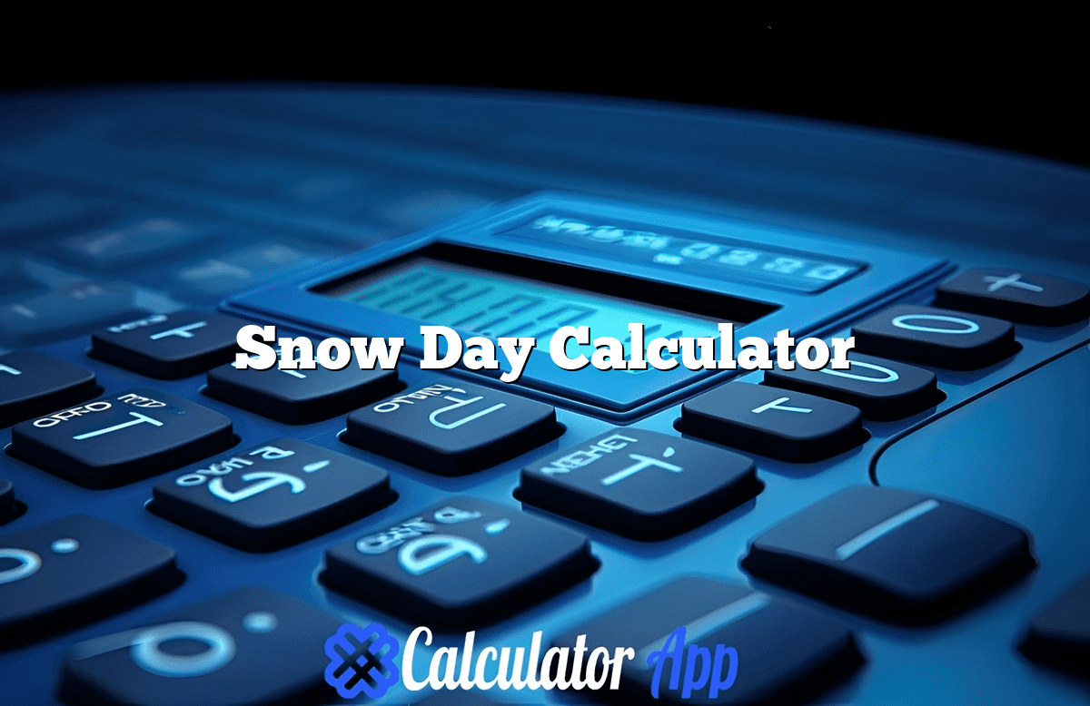 is the snow day calculator accurate